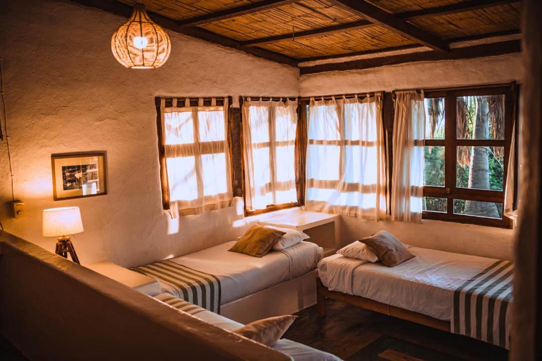 Bungalows Las Balsas Mancora Bagian luar foto