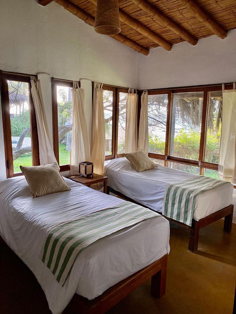 Bungalows Las Balsas Mancora Bagian luar foto
